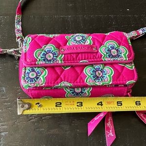 NWOT Vera Bradley Wristlet Wallet with Long Strap